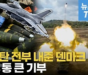 [영상] 덴마크 통 큰 결정 "우크라에 포병 전체 기부"…곧 F-16도 건넨다