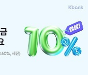 케이뱅크, '연 10% 적금' 앵콜 특판 실시…선착순 3만좌