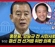 [영상] 여당 4선 홍문표 "60~70년대 막걸리, 고무신 선거를 연상케 하는..."