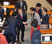 교섭단체 연설 마친 윤재옥 원내대표