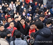 오류역문화공원 찾은 한동훈 비대위원장