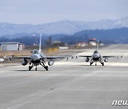 KF-16 전투기, 연합공중훈련 참가