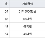 서울 도곡동 타워팰리스2차 244㎡ 61억5000만원에 거래