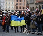 POLAND PROTEST UKRAINE RUSSIA CONFLICT