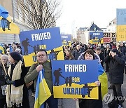 DENMARK PROTEST UKRAINE RUSSIA CONFLICT