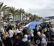 FRANCE PROTEST UKRAINE RUSSIA CONFLICT