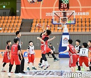 [JB화보] 2024 KBL 주말리그, U11 SK와 현대모비스 4강 경기 화보 (SK 38-33 현대모비스)