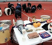 충북청주FC 서포트즈, 청주종합운동장서 승리 기원제