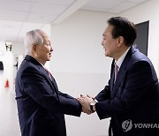 3·1운동 기념예배 참석하는 윤석열 대통령