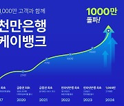 케이뱅크 고객 수 1000만명 돌파…“출범 후 7년 만의 성과”