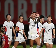 여자축구대표팀, 올해 첫 평가전서 승전고 울려…체코전 2-1 승리