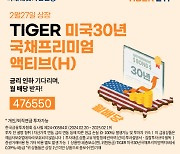 미래운용, ‘TIGER 미국30년국채프리미엄액티브(H)' ETF 신규 상장