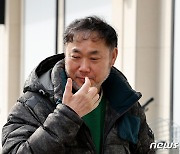 정몽규 회장 고발인 조사 출석하는 김순환 서민위 사무총장