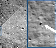 NASA, 달 표면 위 미국 우주선 사진 공개…"목표지점 1.5㎞ 내 위치"