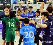 대한항공, 한국전력을 상대로 세트스코어 3-0 완승! [포토]