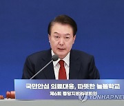 중앙지방협력회의 발언하는 윤석열 대통령