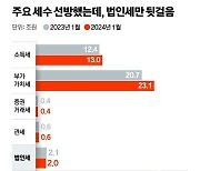 새해 첫달 법인세 2000억 덜 걷혔다…올해도 '세수 펑크' 경고등