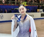 '리틀 김연아'신지아, 주니어 세계선수권 3회 연속 銀…'日 시마다 벽 높네'