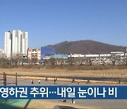 충북 영하권 추위…내일 눈이나 비