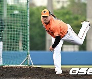 라이브피칭 류현진, '개막전 선발 청신호' [사진]