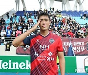 '원두재 결승골' 승격팀 김천, '만원 관중' 적진서 대구 1-0 제압