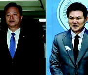 양산을 김태호 46.5% vs 김두관 35.2%…道伯 출신, 오차범위 밖