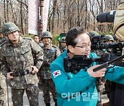 [포토] 통합방위훈련 참석한 최호권 영등포구청장