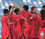 '전유경·원채은 멀티골' U-20 女 축구, 아시안컵서 대만에 6-0 완승