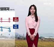 [날씨] 전북 동부 내일 아침까지 비·눈…다시 쌀쌀해져