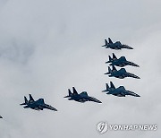 임무 완수 후 복귀하는 F-15K