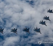 임무 완수 후 복귀하는 F-15K