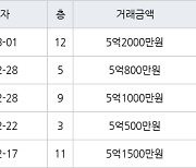 용인 신갈동 신흥덕 롯데캐슬레이시티 59㎡ 5억3400만원에 거래