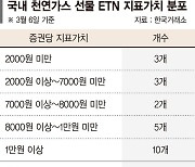 천연가스 선물 ETN 줄줄이 조기청산 위기