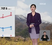 [라인W 날씨] 내일 찬바람 불며 기온 ‘뚝’ 서울 영하 3도