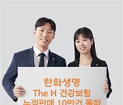 ‘新 위험률’적용 한화생명 The H 건강보험··· 누적 10만건 돌파