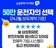 삼성화재 다이렉트 착, 운전자보험 가입고객 50만명 돌파