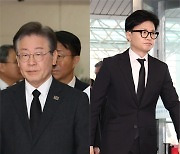 “민주주의 큰 산의 동반자” 이재명·한동훈, 손명순 여사 조문