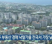 제주 부동산 경매 낙찰가율 전국서 가장 낮아