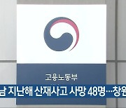 경남 지난해 산재사고 사망 48명…창원 최다