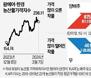 과일 이어 채소도 들썩…'애그플레이션' 온다