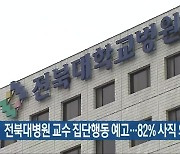 전북대병원 교수 집단행동 예고…82% 사직 의향