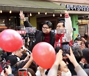 한동훈 “자기 살려고 나라 망치는 ‘이재명 민주당’ 폭주 저지”