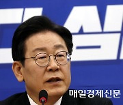 [포토] 이재명 대표 “4.10총선은 심판의 날”