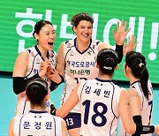 '부키리치 15점' 한국도로공사, GS칼텍스에 3-0 완승