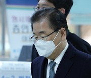 정의용 전 국가안보실장, 공판 출석