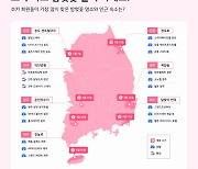 지난해 벚꽃 시즌, 쏘카 타고 꽃보러 어디로 갔을까?