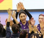 현대건설의 1위 확정 막은 김연경