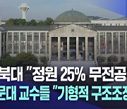 경북대 무전공 확대···인문대 교수들 성명 반발