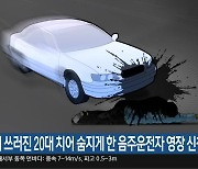 도로에 쓰러진 20대 치어 숨지게 한 음주운전자 영장 신청