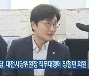 민주당, 대전시당위원장 직무대행에 장철민 의원